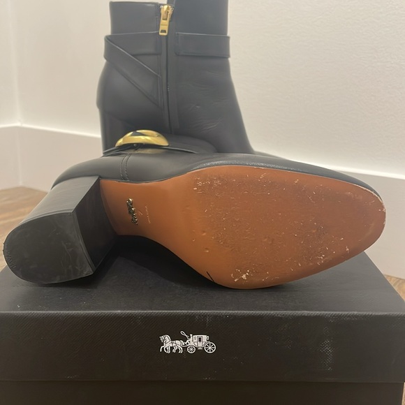Coach Delaney Signature Buckle Heel Bootie - Picture 6 of 10